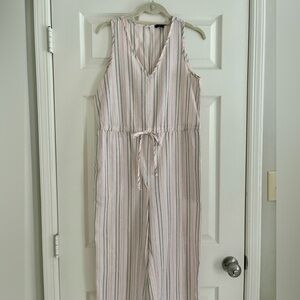 Striped Linen Romper